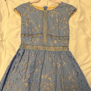 Light blue lace dress